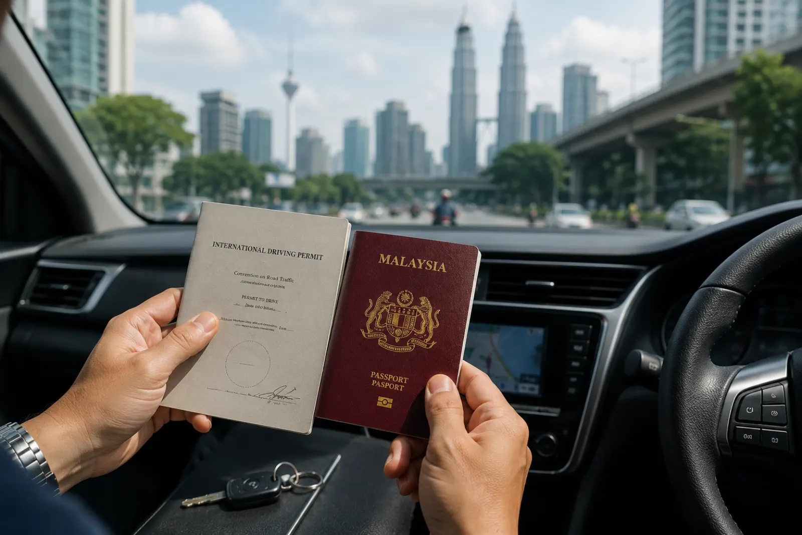 Conduite avec un permis international en Malaisie