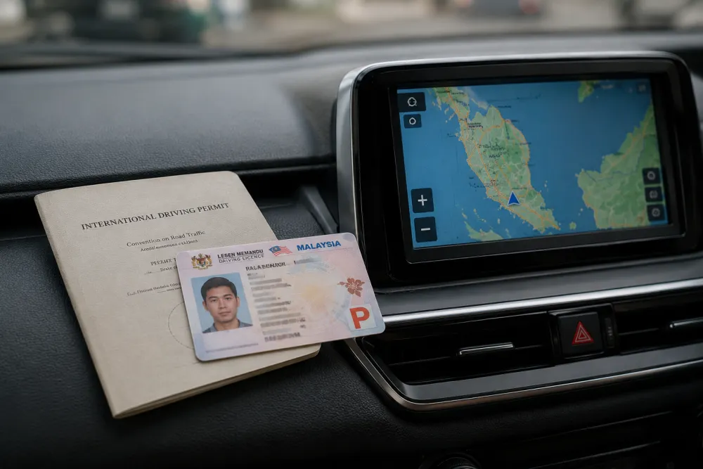 Permis de conduire international et véhicule en Malaisie